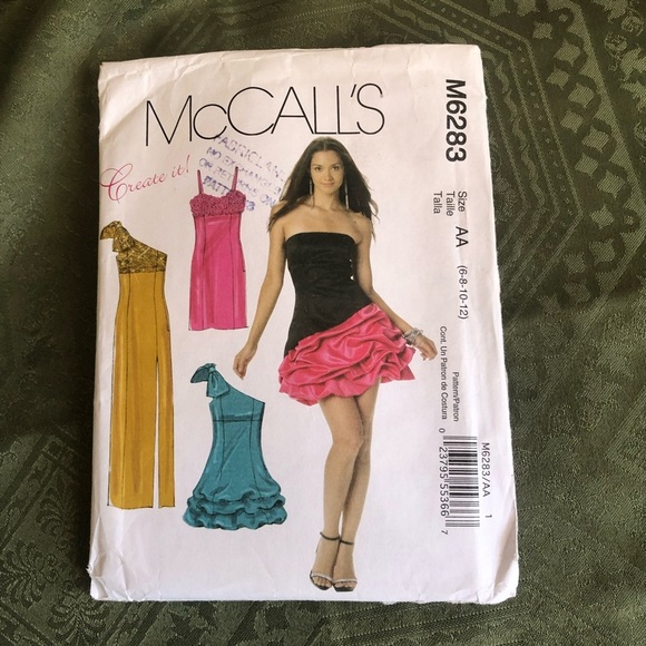 McCall’s M6283 pattern- grad dress, party dress, prom, Christmas and more - Picture 5 of 7